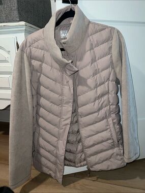 32 Degrees Women's XXL Taupe Quilted Down-Blend Jacket